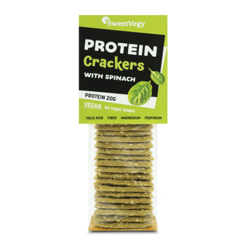 SweetVegy Krakersy Proteinowe ze Szpinakiem 100g.png