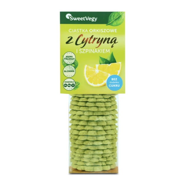 Ciastka orkiszowe z Cytryną i Szpinakiem 2 .png