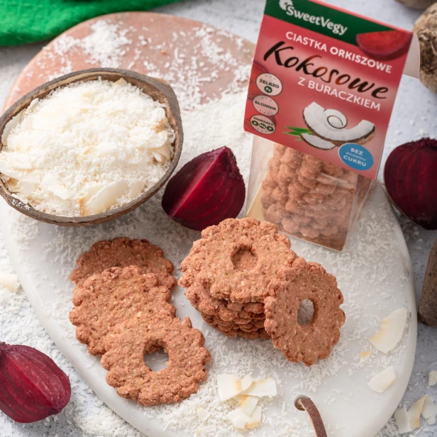 Zestaw Jesienny - Ciastka orkiszowe SweetVegy, Bez dodatku Cukru