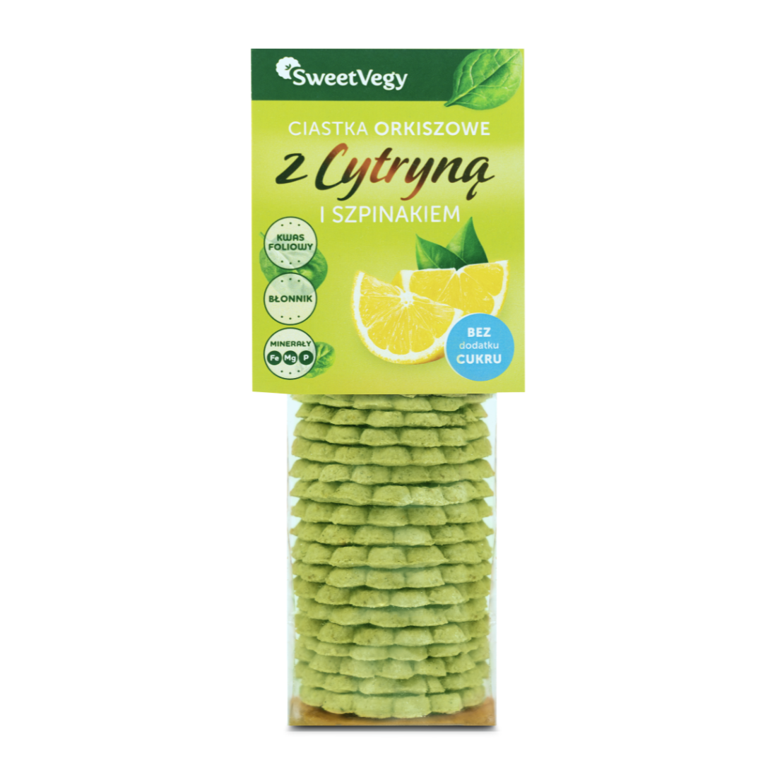 Ciastka orkiszowe z Cytryną i Szpinakiem 2 .png